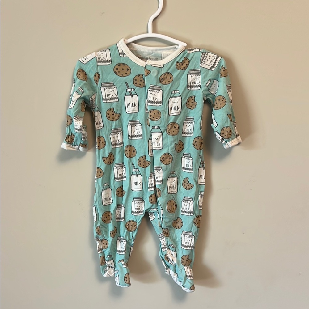 Magnetic Me Milk and Cookies Baby Onesie Newborn